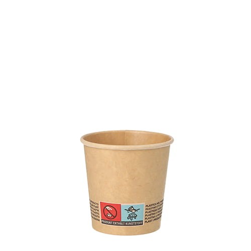Kubek papierowy kraft ⌀ 60 mm 100 ml