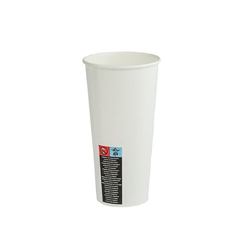 Kubek papierowy biały ⌀ 90 mm, 500 ml