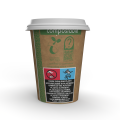 Kubek jednowarstwowy, kraft, fi 89 mm, 340 ml