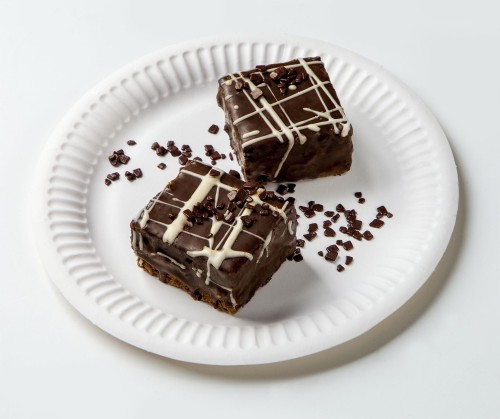 Talerz papierowy biały, okrągły ⌀ 23 cm