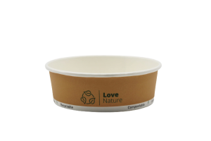 Miska papierowa Love Nature, okrągła fi 150 mm, 750 ml (paczka 50 szt.)