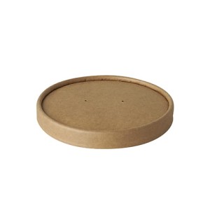 Pokrywka papierowa do pojemnika, kraft, fi 150 mm (paczka 50 szt.) 