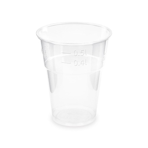 Kubek do napojów zimnych z PLA, fi 102 mm, 500 ml