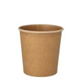 Kubek papierowy na zupę, kraft, fi 98 mm, 470 ml