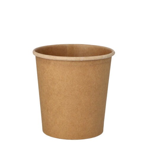 Kubek papierowy na zupę, kraft, fi 98 mm, 470 ml