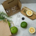 Butelka rPET, kwadrat 250 ml