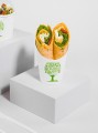 Pudełko papierowe, białe "Green Tree" 4,25 x 3,4 x 5,2 cm
