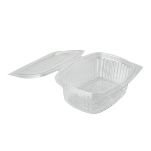 Pudełko cukiernicze, sałatkowe  z PETu z pokrywką 9,5 x 9,5 x 5 cm (paczka 100 szt.)  