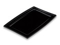Talerz cateringowy, czarny 46 x 30,5 x 1,8 cm, 5 sztuk..jpg