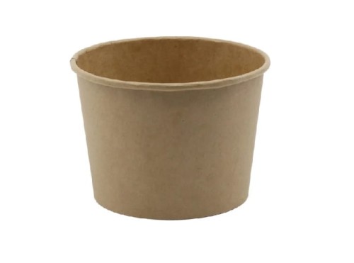 Miseczka papierowa kraft 130 ml, fi 72 mm