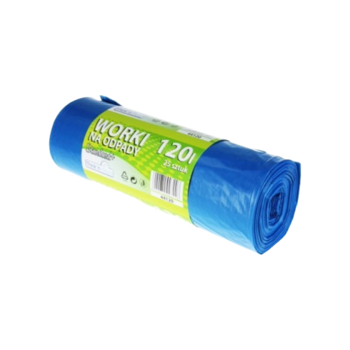 Worek na śmieci z folii LDPE 32 μm, 120 l