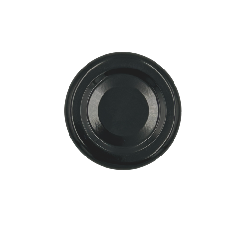 Nakrętka metalowa czarna do słoika/butelki, fi 43 mm