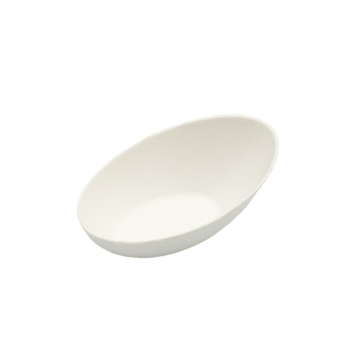 Fingerfood - miseczki z trzciny cukrowej "Egg" - 8 x 5 cm, 20 ml