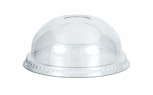 Pokrywka PET do kubka, wypukła, z otworem na słomkę, fi 95 mm (paczka 50 szt.)