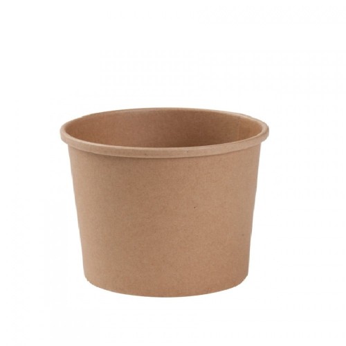 Pojemnik papierowy na zupy, kraft, fi 110 mm, 770 ml