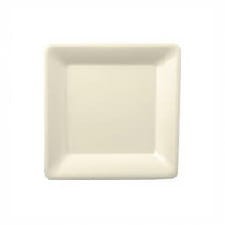 Talerz z trzciny cukrowej, biały, 15 x 15 cm