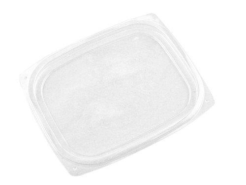 Pokrywka z PLA do pojemnika prostokątnego o pojemności 250-500 ml