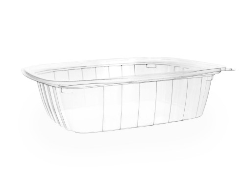 Pojemnik z PLA prostokątny, 19,3 x 16,7 x 4,5 cm, 750 ml