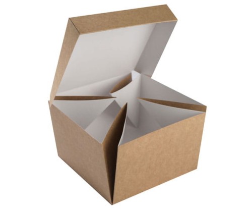 Burger box/tacka, 14 x 14 x 9,5 cm