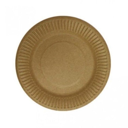 Talerz papierowy, kraft, fi 15 cm
