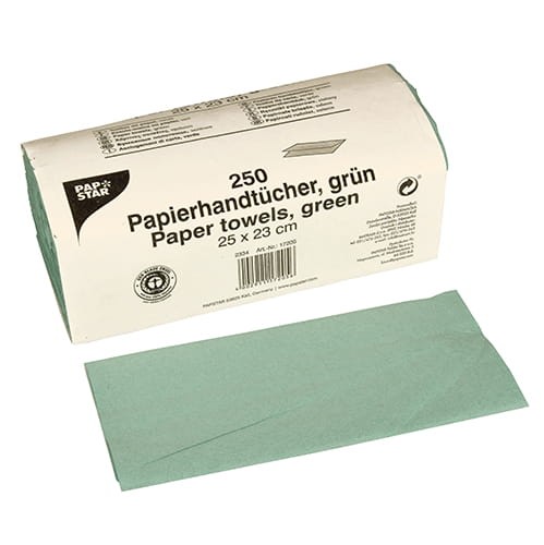 Ręcznik papierowy, zielony 25 cm x 23 cm
