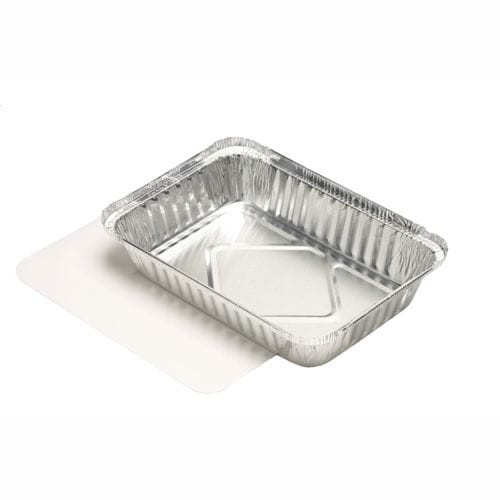 Pojemnik aluminiowy z pokrywką z tektury 800 ml