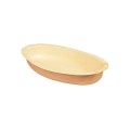 Tacka z liści palmowych, owalna, 20 x 12,5 x 3 cm, 300 ml