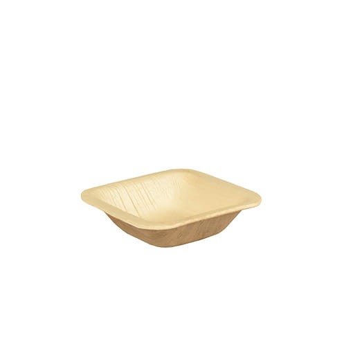 Tacka z liści palmowych, 8 x 8 x 2 cm, 40 ml