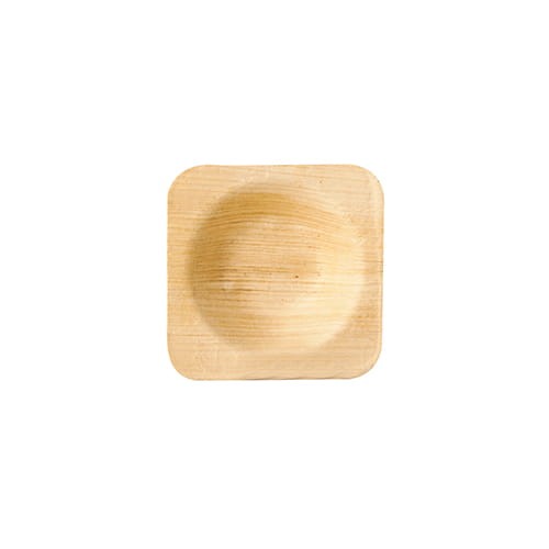 Tacka z liści palmowych, 6 x 6 x 1,3 cm