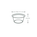 Pojemnik z PLA ⌀ 40 mm, 15 ml