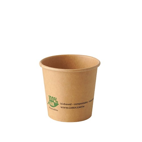Pojemnik papierowy kraft ⌀ 60 mm, 90 ml