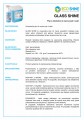 GLASS SHINE (pojemnik 5 l) ULOTKA PRODUKTOWA