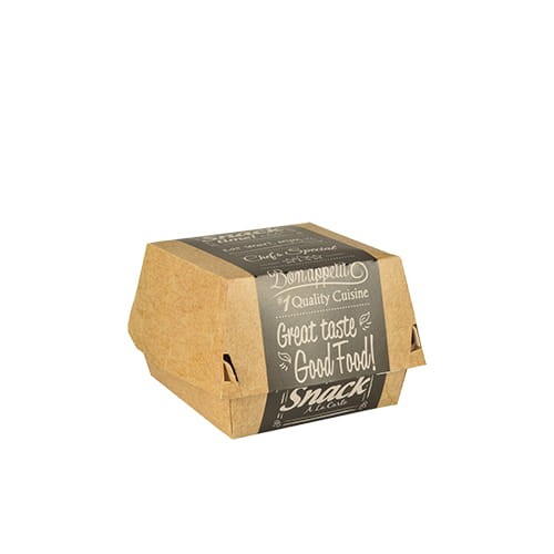 Burger box 9 x 9 x 7 cm