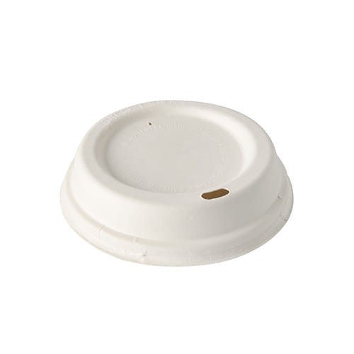 Pokrywka z trzciny cukrowej do kubka, fi 90 mm, 300-500 ml