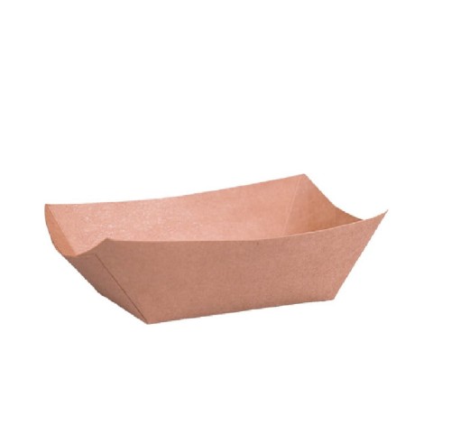 Tacka papierowa kraft L 21,5 x 15,5 x 5 cm