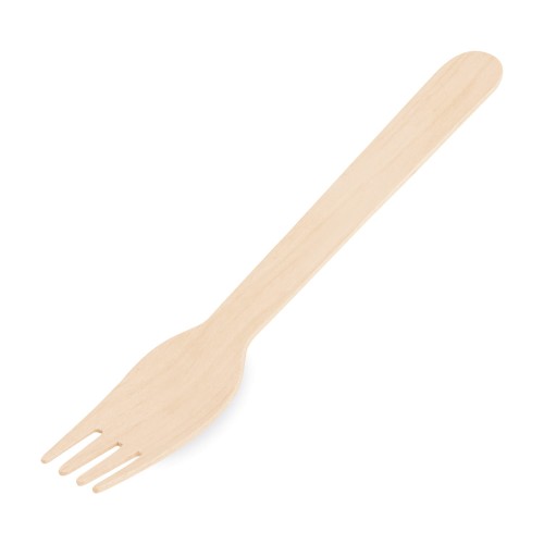 Widelec drewniany, 16 cm