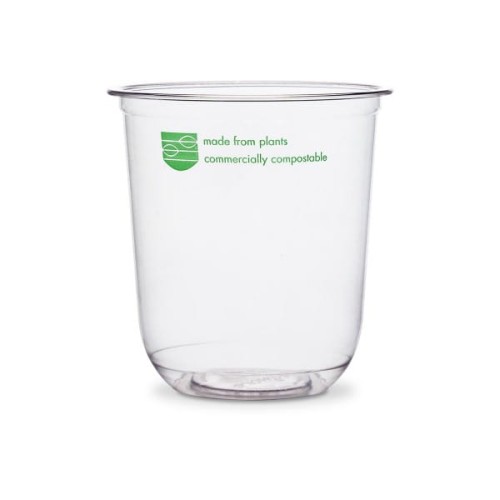 Pojemnik z PLA, okrągły ⌀ 96 mm, 500 ml