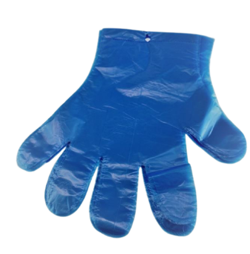 Rękawiczki HDPE niebieskie rozmiar uniwersalny