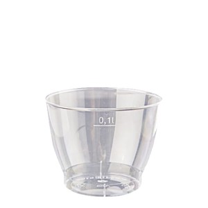 Kubek krystaliczny do napojów, fi 68 mm, 100 ml (paczka 15 szt.)