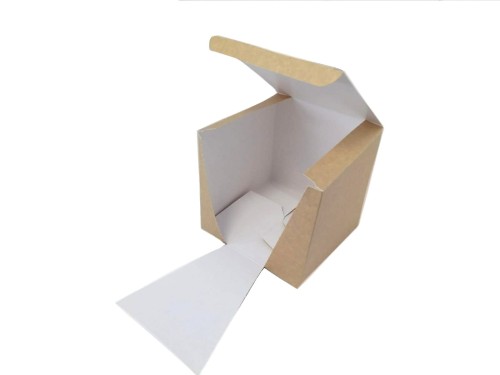 Burger box z wkładką 15,8 x 15,8 x 14,5 cm